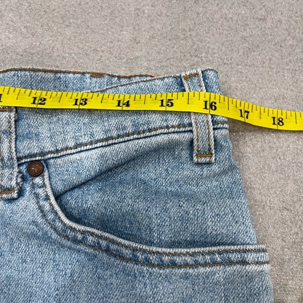 [W34L29]VTG Levi Strauss Signature Flex Denim Light Wash Taper Jeans Classic - Picture 4 of 9